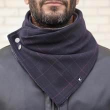 Load image into Gallery viewer, Kynsho Hoodie Scarf - Blue