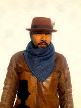 Load image into Gallery viewer, Chambray Dots - Scarf / Cowl
